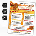 thanksgiving spirit week ideas